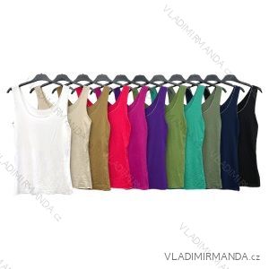 Tílko letní na ramínka dámská (S/M ONE SIZE) ITALSKÁ MÓDA IMPLM226070C3