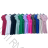 Šaty košeľové krátky rukáv dámske (S/M/L/XL ONE SIZE) TALIANSKA MÓDA IMD225244 mintová