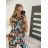 Souprava letní icecool top a kalhoty dámská (S/M ONE SIZE) ITALSKÁ MÓDA IMM21706