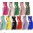 Langes, elegantes, kurzärmliges Sommerkleid für Damen (Einheitsgröße S/M) ITALIAN FASHION IMWB22087