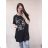 Tunika oversize krátký rukáv dámská nadrozměr (XL-3XL) TURECKÁ MODA TML22003