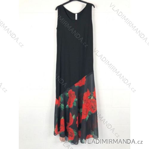 Šaty letní na ramínka dámské (S/M ONE SIZE) ITALSKÁ MÓDA IMPBB22B21841