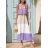 Women's Oversized Bow Tie Dress (S / M / L / XL / 2XL ONE SIZE) ITALIAN FASHION IMD22493 pink S / L