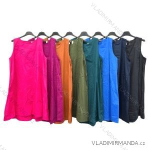 Šaty letní na ramínka dámské (S/M ONE SIZE) ITALSKÁ MÓDA IMPBB22B21841