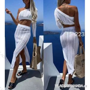 Souprava letní top a sukně dámská (S/M ONE SIZE) ITALSKÁ MÓDA IMWE222867