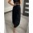 Sukně dlouhá  dámská (S/M/L ONE SIZE) ITALSKá MóDA IM322HAREM/DR S/M Černá