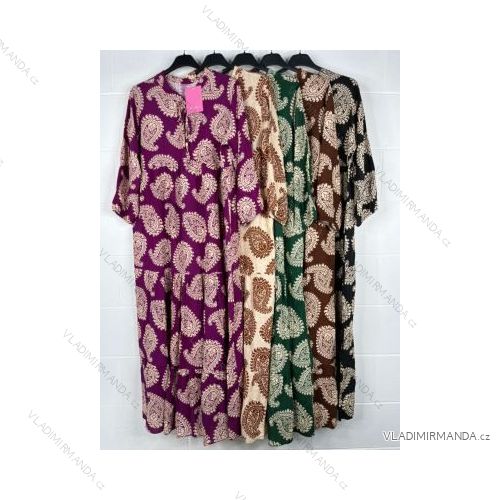 Šaty letní na ramínka dámské (S/M ONE SIZE) ITALSKÁ MÓDA IMPBB22B21841