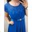 Prom Dress Elegant Formal Short Sleeve Women's Plus Size (L/XL/2XL ONE SIZE) ITALIAN FASHION IMM22693/DU1 Burgundy