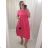 Women's Oversized Cotton Short Sleeve Dress (XL / 2XL ONE SIZE) ITALIAN FASHION IMWB222504
