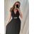 Šaty letní dlouhé bez rukávu dámské (S/M ONE SIZE) ITALSKÁ MÓDA IMPHD223209-1