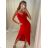 Šaty letní na ramínka dámské (S/M ONE SIZE) ITALSKÁ MÓDA IMPBB22B21841 white S / M