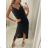 Šaty letní na ramínka dámské (S/M ONE SIZE) ITALSKÁ MÓDA IMPSH226357/DR -   tmavě růžová -   S/M