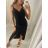Šaty letní na ramínka dámské (S/M ONE SIZE) ITALSKÁ MÓDA IMPSH226357/DR -   tmavě růžová -   S/M