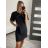 Women's Short Sleeve Summer Dress (S / M ONE SIZE) ITALIAN FASHION IMWOP22OP028 Green M / L