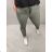 Kalhoty strečové dlouhé dámské (XL/2XL ONE SIZE) ITALSKá MODA IM422198LH