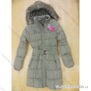 Bunda kabát zimní dlouhý dámský kapuce (m-2xl) FOREST F1301