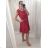 Summer dress with sleeveless handbag women (S / M ONE SIZE) ITALIAN FASHION IM422601
