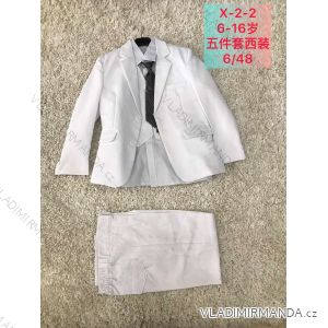 Set social suit jacket, vest, trousers, shirt, tie youth children's boys (6-16 YEARS) ACTIVE SPORT ACT22X-2-2