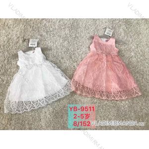 Šaty společenské družičkovské bez rukávu dětské kojenecké dívčí (2-5 LET) ACTIVE SPORT ACT22YB-9511