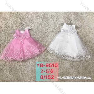 Šaty společenské družičkovské bez rukávu dětské kojenecké dívčí (2-5 LET) ACTIVE SPORT ACT22YB-9510