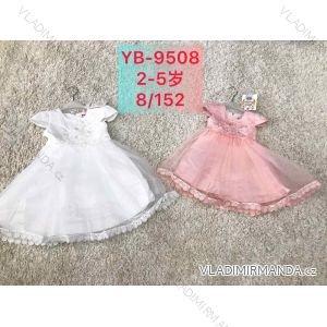 Šaty společenské družičkovské bez rukávu dětské kojenecké dívčí (2-5 LET) ACTIVE SPORT ACT22YB-9508