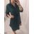 Kleid Oversize Kurzarm Damen (4XL/5XL ONE SIZE) ITALSKÁ MÓDA IM422026