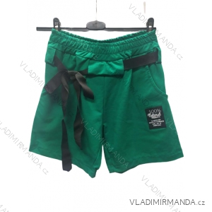 Kraťasy teplákové krátke dámske (S / M / L ONE SIZE) TALIANSKÁ MÓDA IMD22312/DR