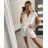 Overall Sommer kurz elegant Kurzarm Damen (S / M ONE SIZE) ITALIAN FASHION IMD22498