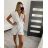 Overall Sommer kurz elegant Kurzarm Damen (S / M ONE SIZE) ITALIAN FASHION IMD22498