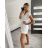 Overall Sommer kurz elegant Kurzarm Damen (S / M ONE SIZE) ITALIAN FASHION IMD22498