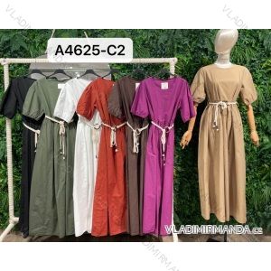 Šaty letní na ramínka dámské (S/M ONE SIZE) ITALSKÁ MÓDA IMPBB22B21841