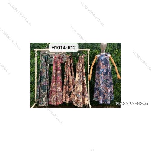 Šaty letní na ramínka dámské (S/M ONE SIZE) ITALSKÁ MÓDA IMPBB22B21841