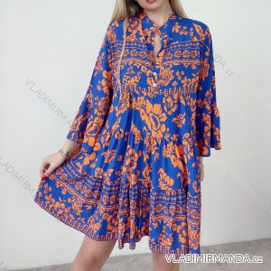 Šaty letní na ramínka dámské (S/M ONE SIZE) ITALSKÁ MÓDA IMPBB22B21841
