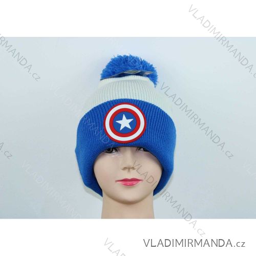 Čepice zimní pletená marvel dětská chlapecká (3-8let) SETINO YRB0024-WH