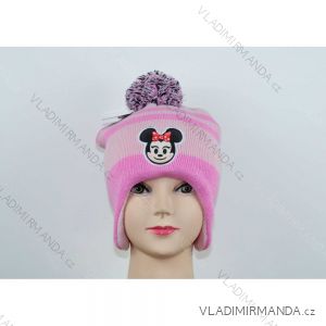 Čepice zimní pletená minnie mouse dětská dívčí (3-8let) SETINO YRB0018-PI