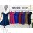 Šaty carmen krátké elegantní bez rukávu dámské (S/M ONE SIZE) ITALSKá MóDA IMM2251300fs