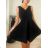 Šaty carmen krátké elegantní bez rukávu dámské (S/M ONE SIZE) ITALSKá MóDA IMM2251300fs