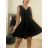 Šaty carmen krátké elegantní bez rukávu dámské (S/M ONE SIZE) ITALSKá MóDA IMM2251300fs