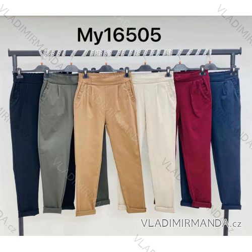 Kalhoty dlouhé dámské (S-2XL) ITALSKÁ MÓDA IMM22MY16505
