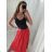 Sukně dlouhá skládaná dámská (S/M/L ONE SIZE) ITALSKÁ MÓDA IM422891