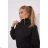 Insulated set with turtleneck and graphite hood