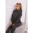 Insulated set with turtleneck and graphite hood