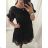 Women's Summer Cotton Short Sleeve Dress (S/M ONE SIZE) ITALIAN FASHION IM722253