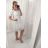 Women's Summer Cotton Short Sleeve Dress (S/M ONE SIZE) ITALIAN FASHION IM722253