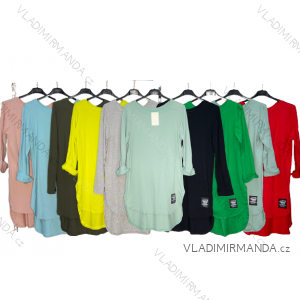 Šaty dlouhý rukáv dámské (L/XL ONE SIZE) ITALSKá MóDA IM4221002