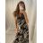 Eiskaltes ärmelloses langes Sommerkleid für Damen (S/M/L ONE SIZE) ITALIAN FASHION IMM22974