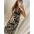 Eiskaltes ärmelloses langes Sommerkleid für Damen (S/M/L ONE SIZE) ITALIAN FASHION IMM22974