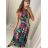 Eiskaltes ärmelloses langes Sommerkleid für Damen (S/M/L ONE SIZE) ITALIAN FASHION IMM22974