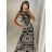 Eiskaltes ärmelloses langes Sommerkleid für Damen (S/M/L ONE SIZE) ITALIAN FASHION IMM22974
