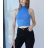 Top s rolákom bez rukávu dámske (S/M ONE SIZE) TALIANSKA MÓDA IMPBB22Z5259
